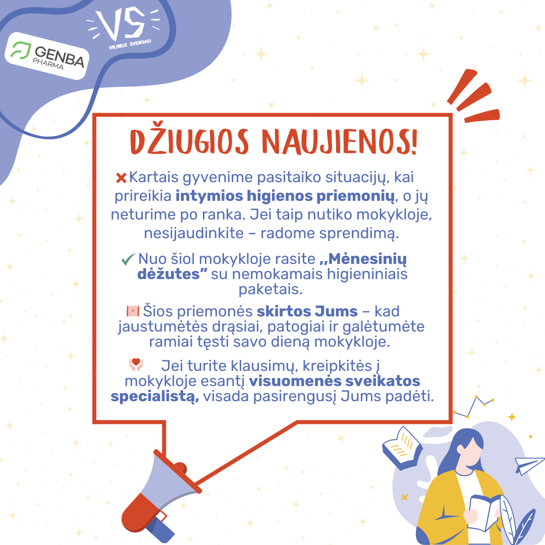 Informacija mokiniams